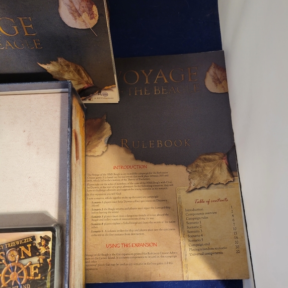 Brand NEW, OPENED Boardgame Robinson Crusoe -Voyage of the Beagle Expansion Box - Picture 8 of 11